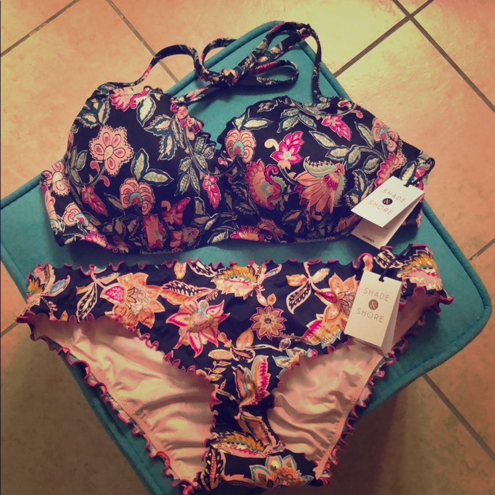 Floral print bikini